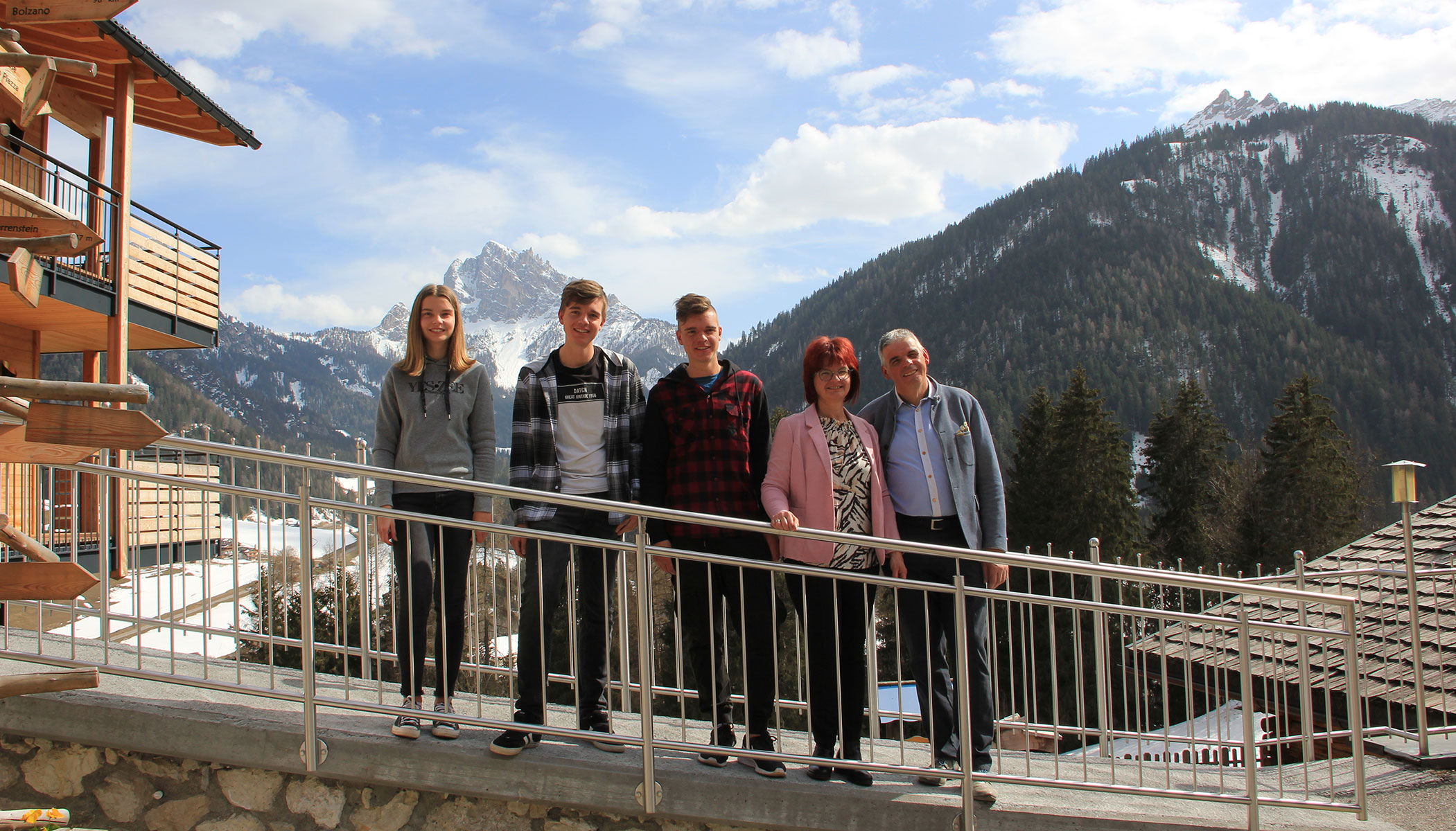 Benvenuto con la famiglia